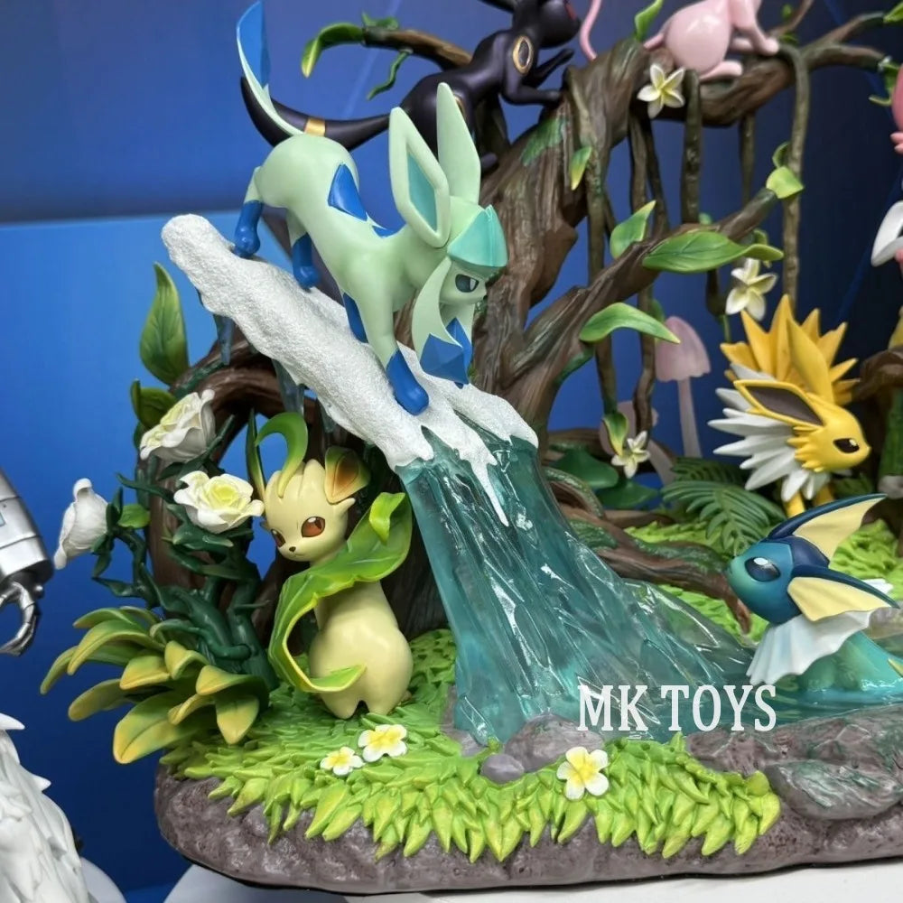 Statue Figurine Pokémon Grand Diorama Évolutions Évoli (27cm)