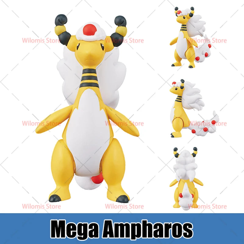 Figurines Pokémon de collection regroupant des formes évoluées et des Méga-Évolutions emblématiques.