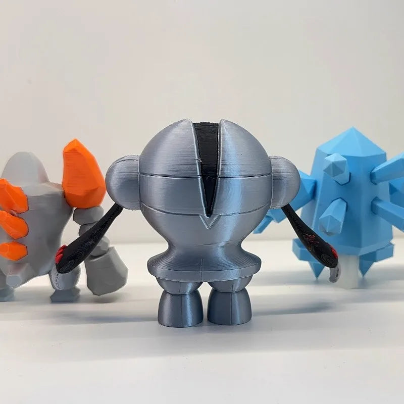 Ensemble de figurines représentant le titan Regigigas entouré des autres Golems légendaires à l'échelle 1/20.
