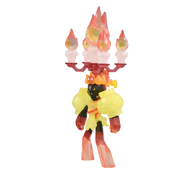 Sélection de figurines Pokémon variées incluant des Pokémon emblématiques, des formes de Teracristal et des dresseurs.
