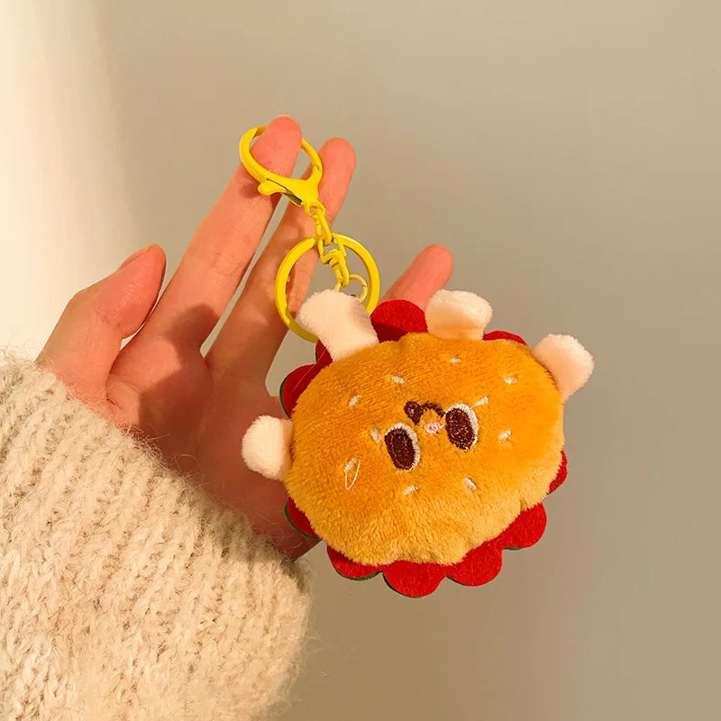 Mini Pendentif Peluche Kawaii – Bijou de Sac porte clé Ours, Fraise, Étoile & Lapin
