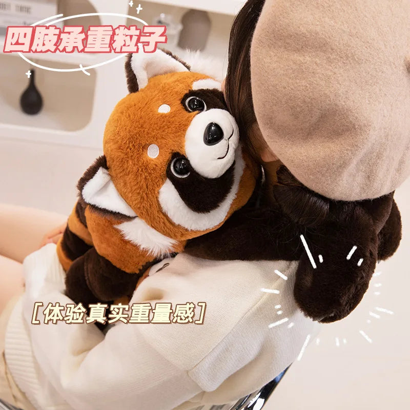Peluche Animal Longs Bras Suspendu – Panda Rouge, Koala, Dino, Girafe avec Scratch