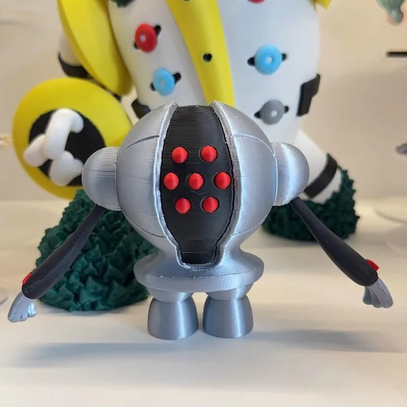 Ensemble de figurines représentant le titan Regigigas entouré des autres Golems légendaires à l'échelle 1/20.