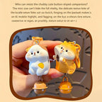 Duo Porte-Clés Chats Gourmands – Pendentif Sac Bubble Tea & Glace