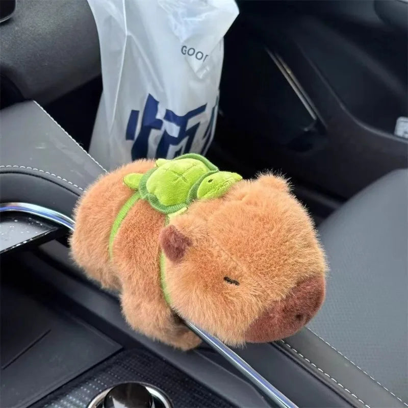 Bracelet Peluche Capybara Claque – Doudou Poignet & Accroche Voiture Tortue