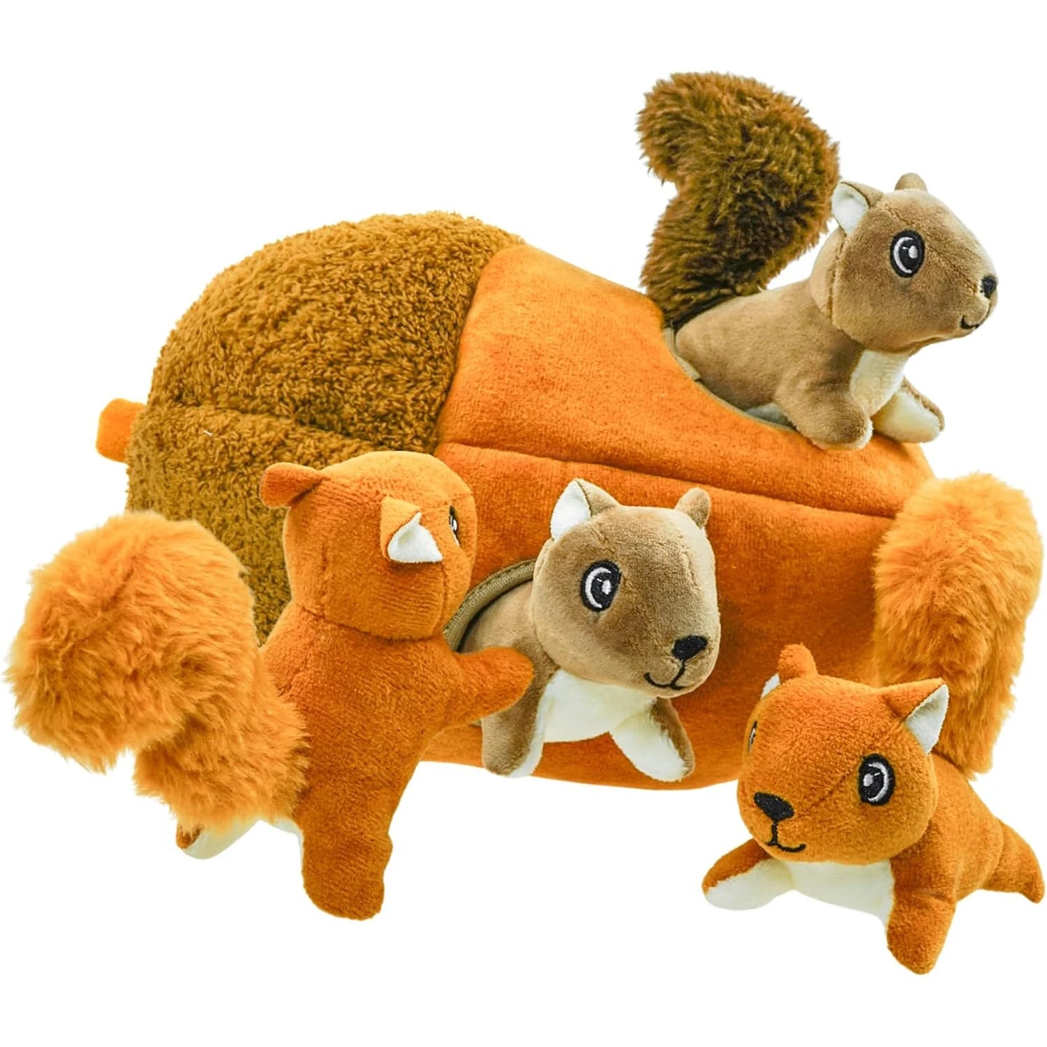 Peluche Gland Interactive Cache-Cache – Maison Remplie de Mini Écureuils