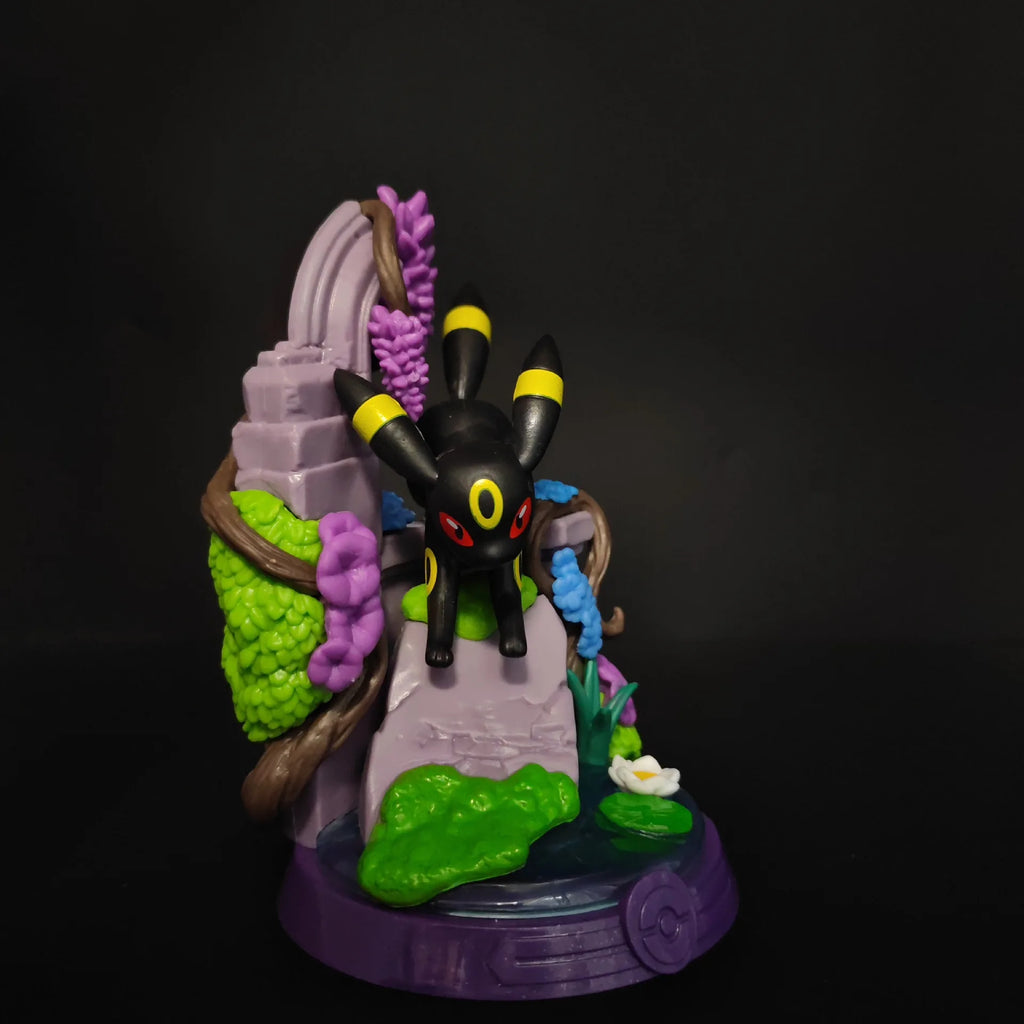 Set Figurines Pokémon Évolutions Évoli - Nymphali, Noctali, Aquali & Famille (9pcs)