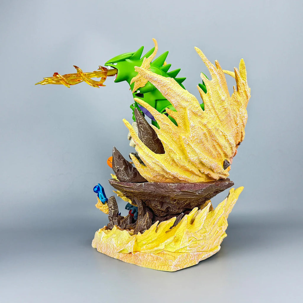 Statue Figurine Pokémon Tyranocif & Type Sol Roche - Tempête de Sable