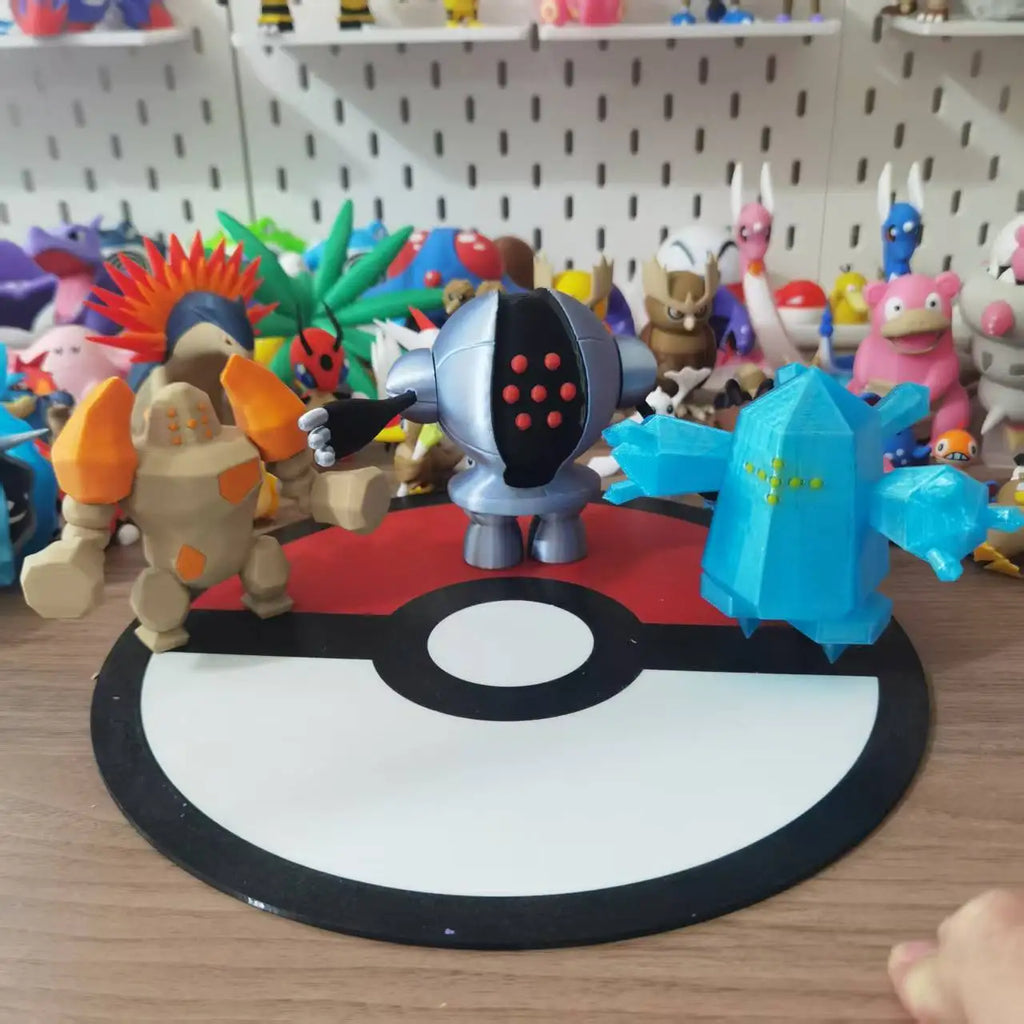 Figurine Pokémon de Regigigas, le colosse légendaire maître des Golems.