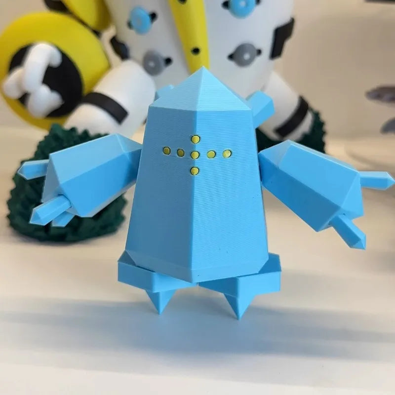 Ensemble de figurines représentant le titan Regigigas entouré des autres Golems légendaires à l'échelle 1/20.