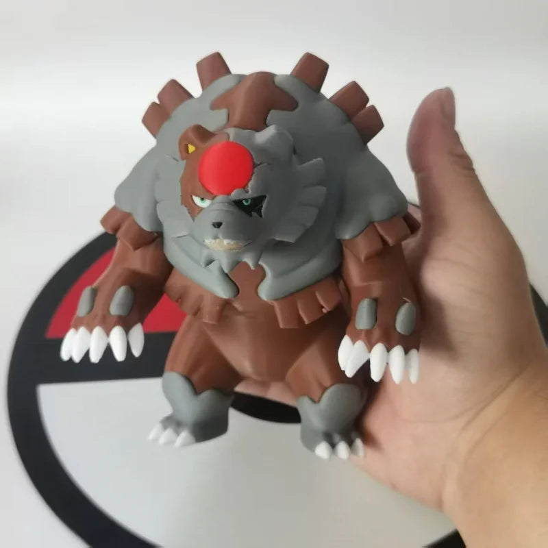 Figurines Pokémon de la ligne évolutive de Teddiursa, Ursaring et Ursaking (Hisui).