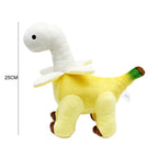 Peluche Dinosaure Banane Épluchée – Doudou Fruit Original & Rigolo 25cm
