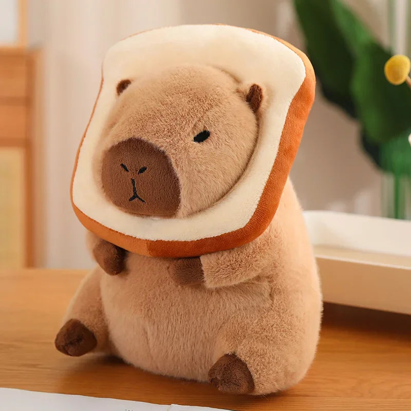 Peluche Capybara Déguisé Kawaii – Doudou Mignon Cosplay Toast, Licorne & Chapeau