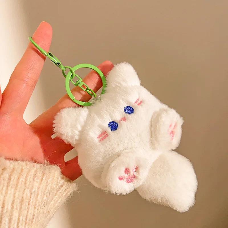 Mini Pendentif Peluche Kawaii – Bijou de Sac porte clé Ours, Fraise, Étoile & Lapin