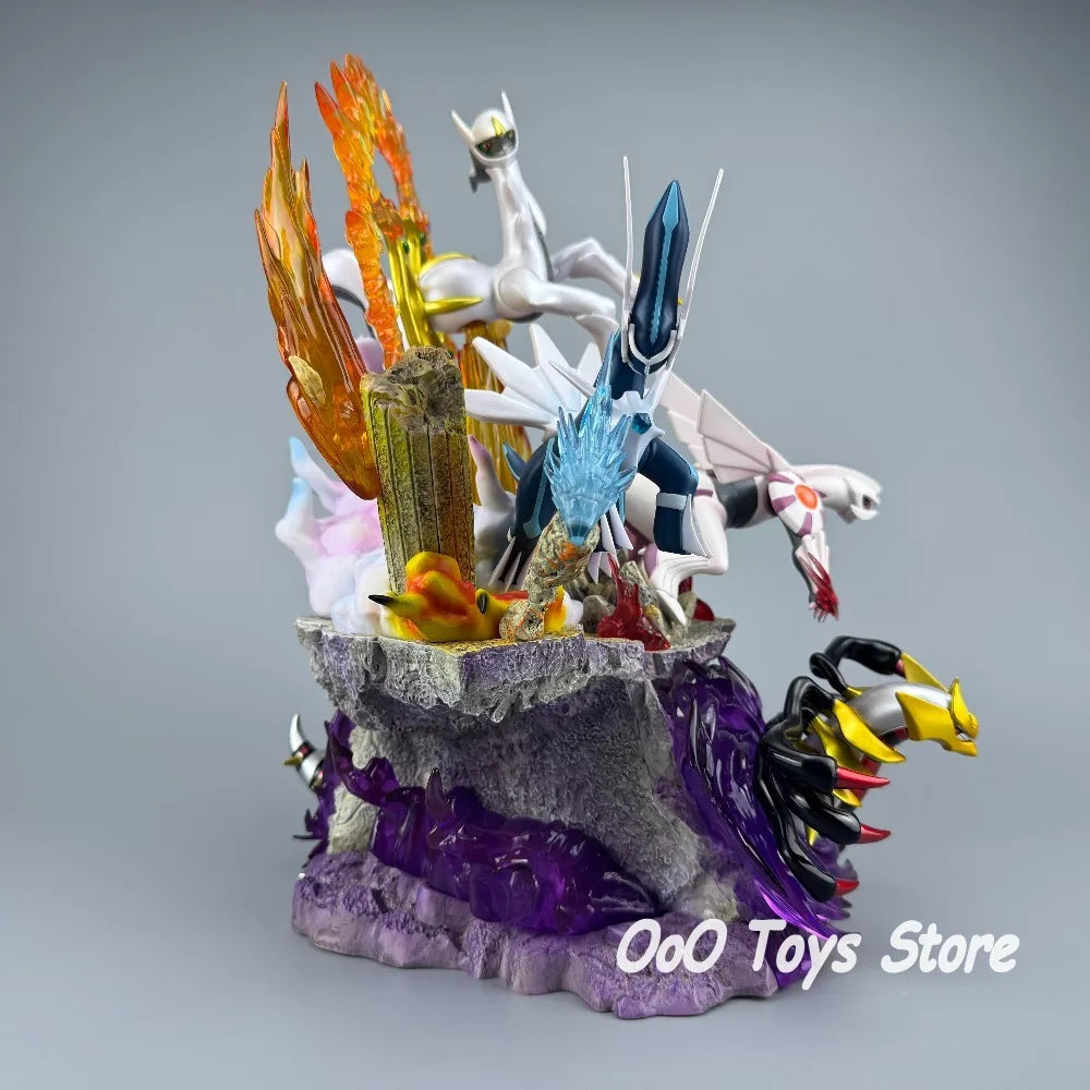 Statue Figurine Pokémon Légendaires Sinnoh - Arceus, Dialga, Palkia & Giratina (35cm)