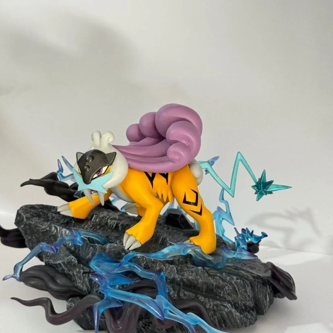 Statue Figurine Pokémon Raikou Légendaire - Effet Éclair Forestier