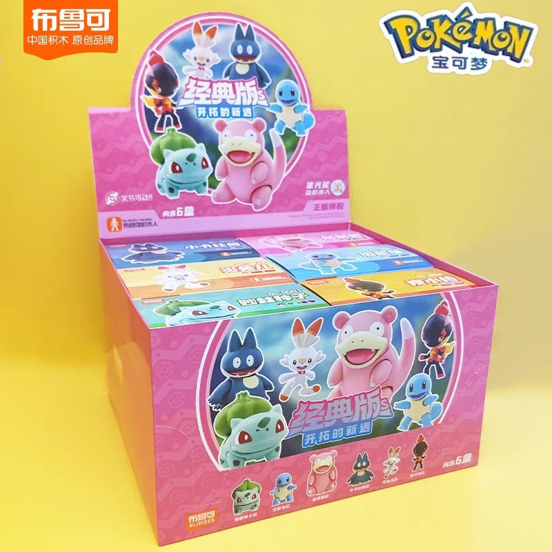 Figurines Pokémon sur socles thématiques représentants divers Pokémon populaires dans leur environnement
