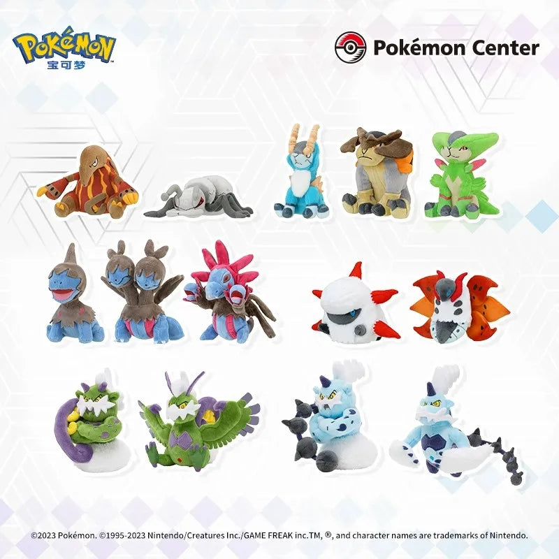 Peluche Pokémon Mini Collection - Doudou Personnage Anime Deino Zweilous Thundurus Tornadus Virizion Terrakion Cobalion