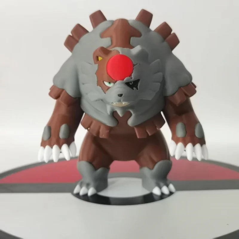 Figurines Pokémon de la ligne évolutive de Teddiursa, Ursaring et Ursaking (Hisui).
