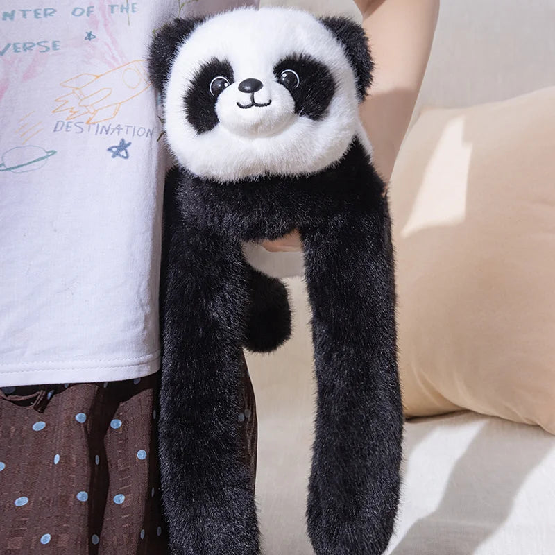Peluche Animaux Sauvages Longs Bras – Panda, Tigre & Renard Suspendus