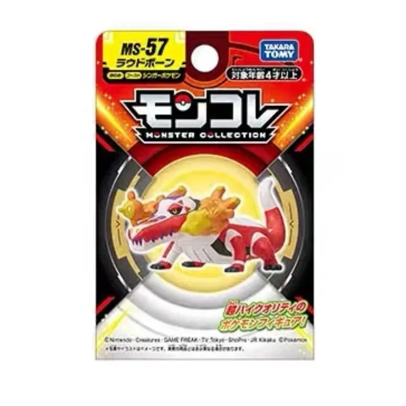 Sélection de figurines Pokémon variées incluant des Pokémon emblématiques, des formes de Teracristal et des dresseurs.