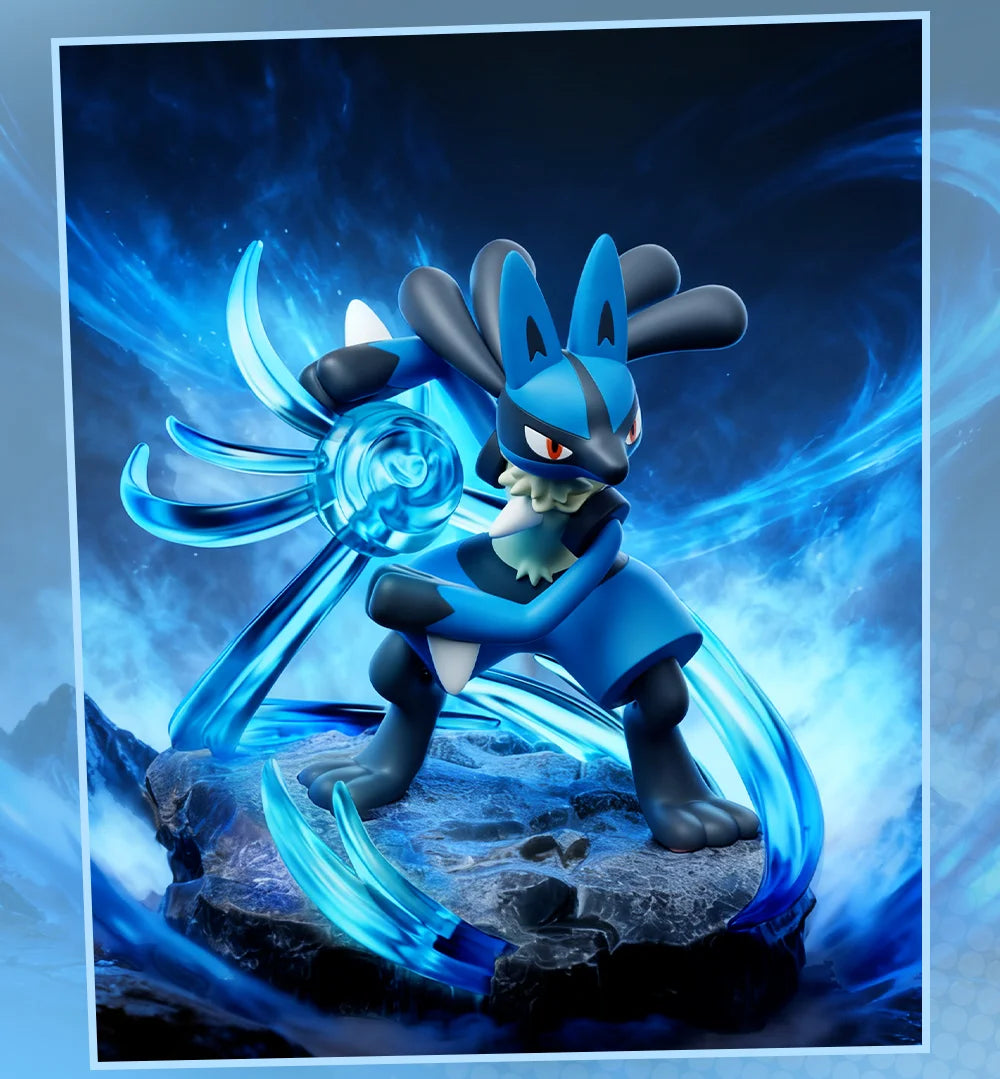 Statue Figurine Pokémon Collection 6 Combat - Effet Aura d'Énergie