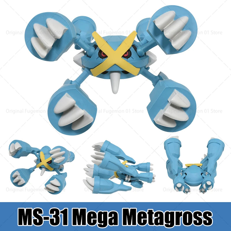 Figurines Pokémon de collection regroupant des formes évoluées et des Méga-Évolutions emblématiques.
