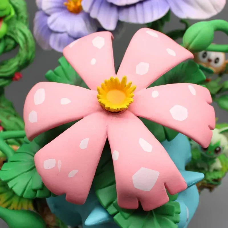 Statue Figurine Pokémon Florizarre & Starters Plante (33cm)
