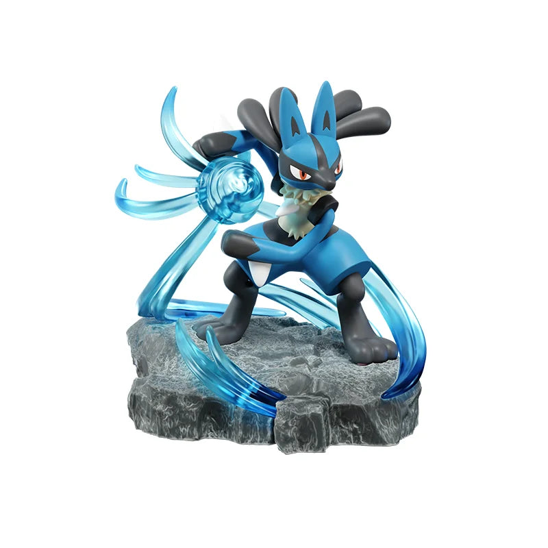 Statue Figurine Pokémon Collection 6 Combat - Effet Aura d'Énergie