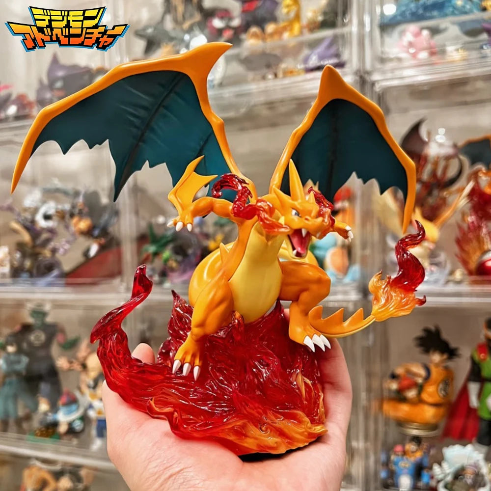 Statue Figurine Pokémon Méga-Dracaufeu X & Y - Affrontement Brasier (36cm)