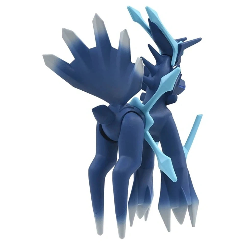 Figurine Pokémon officielle des maîtres du temps et de l'espace, Dialga et Palkia.