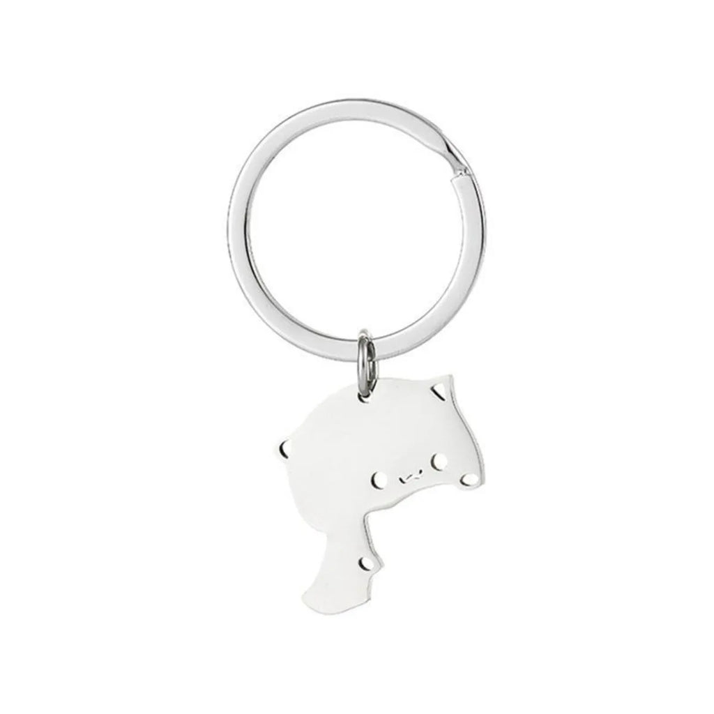 Duo Porte-Clés Chats Métal Aimantés – Pendentif Encastrable Couple & Amitié