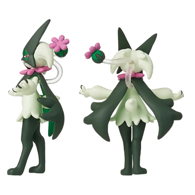 Sélection de figurines Pokémon variées incluant des Pokémon emblématiques, des formes de Teracristal et des dresseurs.