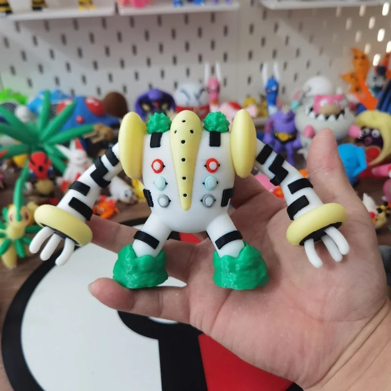 Figurine Pokémon de Regigigas, le colosse légendaire maître des Golems.