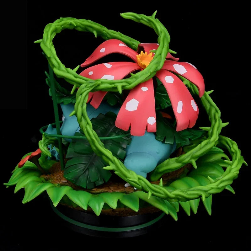 Statue Figurine Pokémon Évolution Florizarre - Effet Forêt Botanique
