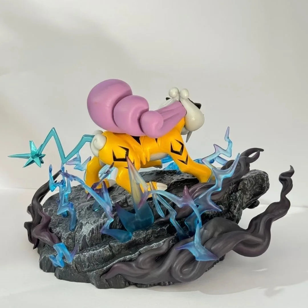 Statue Figurine Pokémon Raikou Légendaire - Effet Éclair Forestier