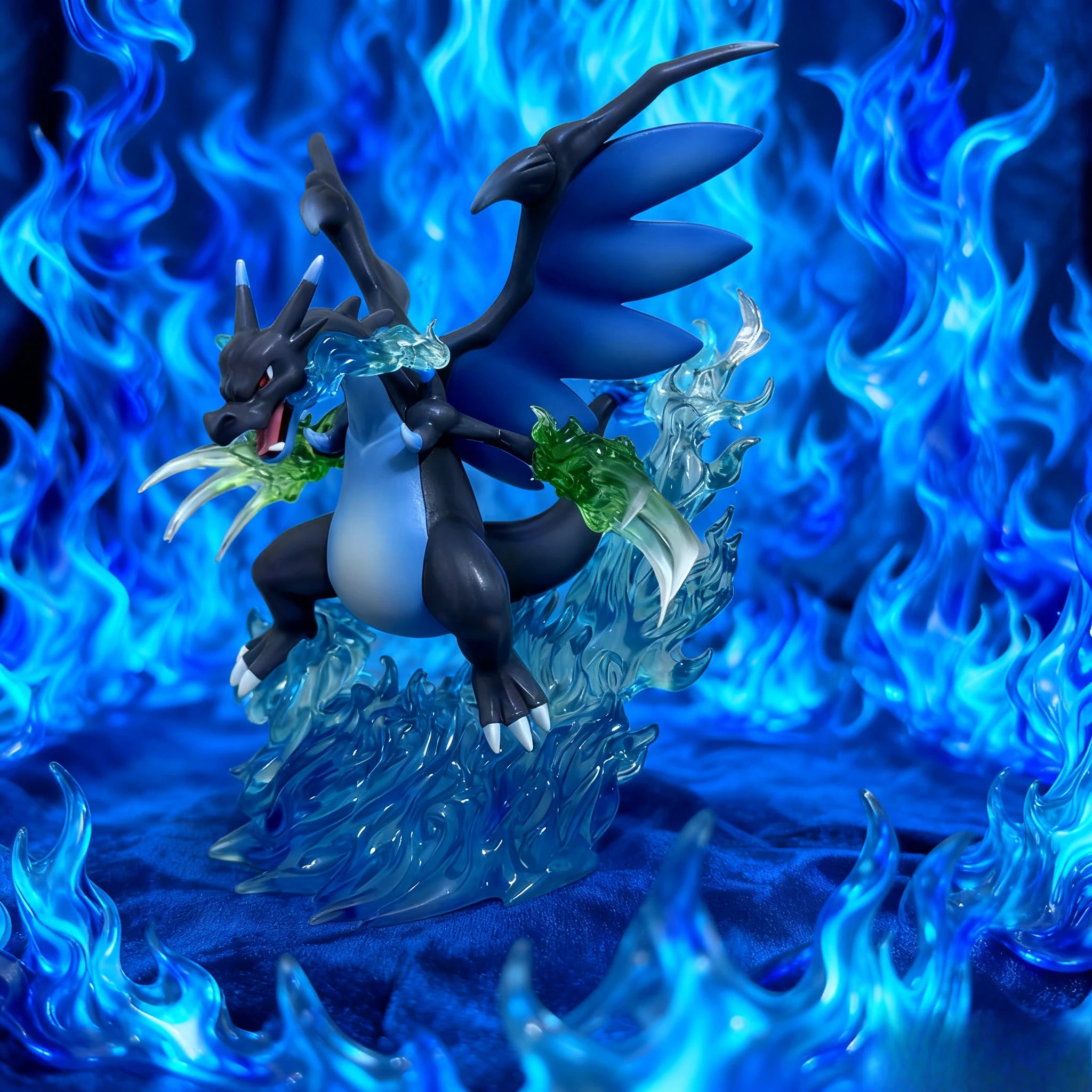 Statue Figurine Pokémon Méga-Dracaufeu X & Y - Affrontement Brasier (36cm)