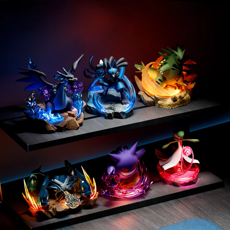 Statue Figurine Pokémon Collection 6 Combat - Effet Aura d'Énergie