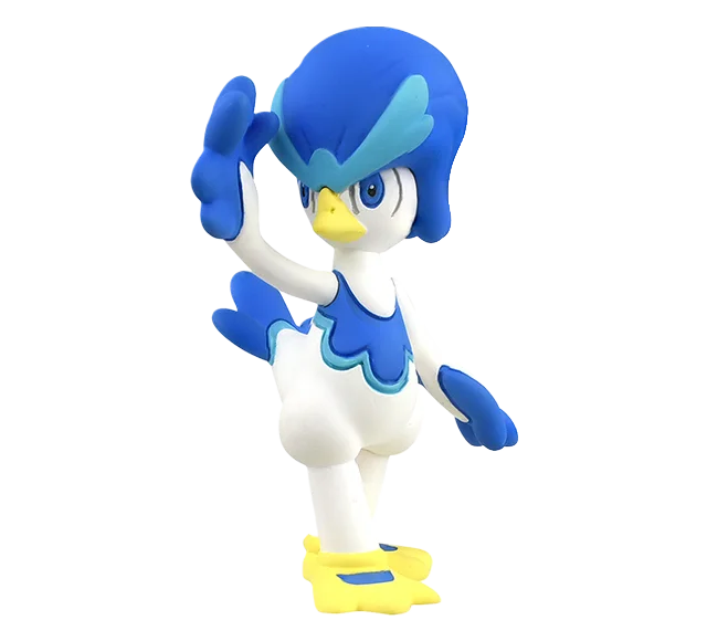Sélection de figurines Pokémon variées incluant des Pokémon emblématiques, des formes de Teracristal et des dresseurs.