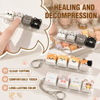 Porte-Clés Touche Clavier Fidget Chat – Jouet Anti-Stress Clic Klicker Kawaii