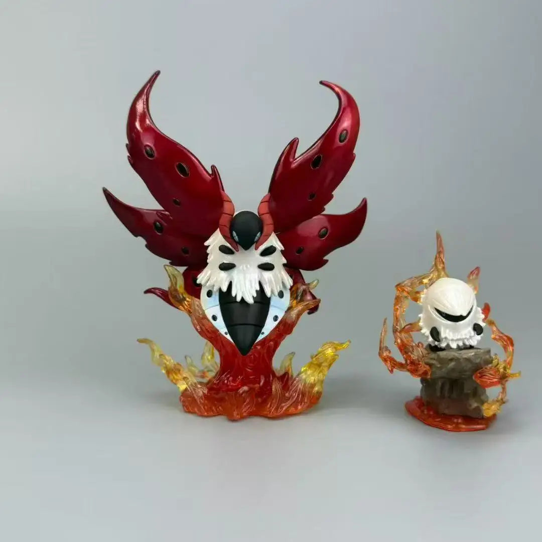 Ensemble de figurines Pokémon détaillées comprenant Pyronille et son évolution Pyrax avec effets de flammes.