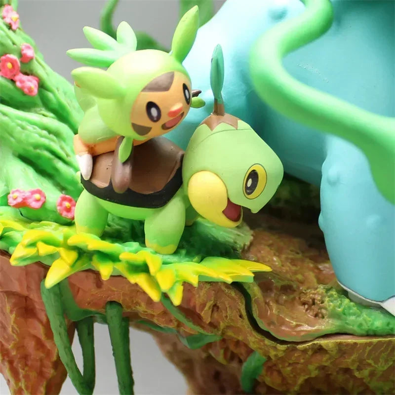 Statue Figurine Pokémon Florizarre & Starters Plante (33cm)