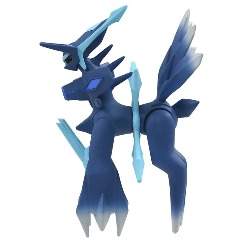 Figurine Pokémon officielle des maîtres du temps et de l'espace, Dialga et Palkia.