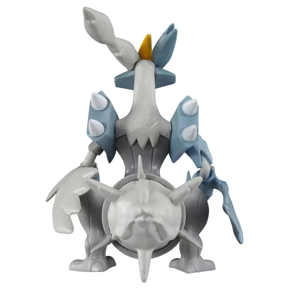 Figurine Pokémon officielle de Kyurem Blanc et Kyurem Noir, Pokémon légendaires d'Unys.