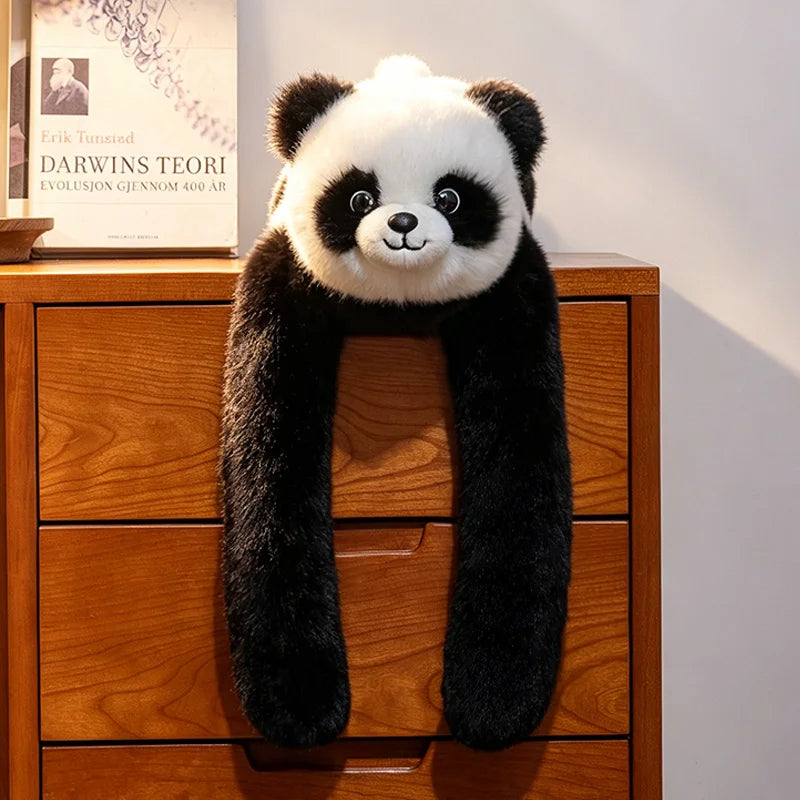 Peluche Animaux Sauvages Longs Bras – Panda, Tigre & Renard Suspendus