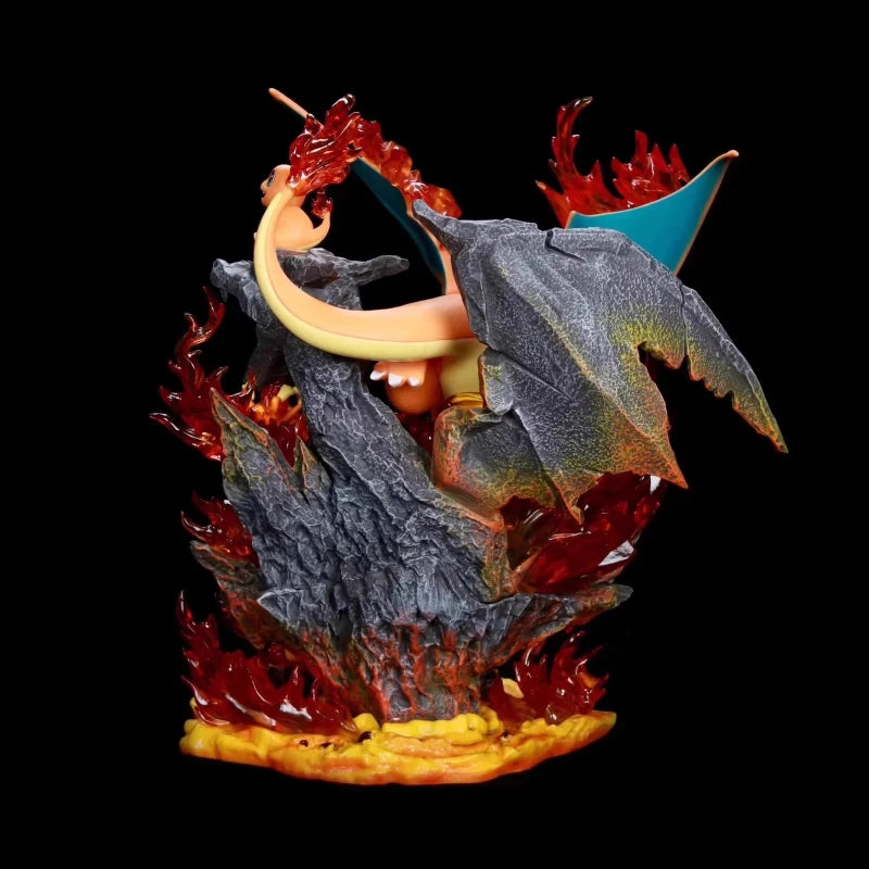 Statue Figurine Pokémon Dracaufeu & Starters Feu32 cm()