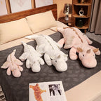 Peluche Licorne Géante 150cm Allongée – Grand Doudou Dragon Moelleux