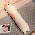 Peluche Longue Chien Polochon Géant – Coussin de Corps Moelleux & Traversin Sommeil
