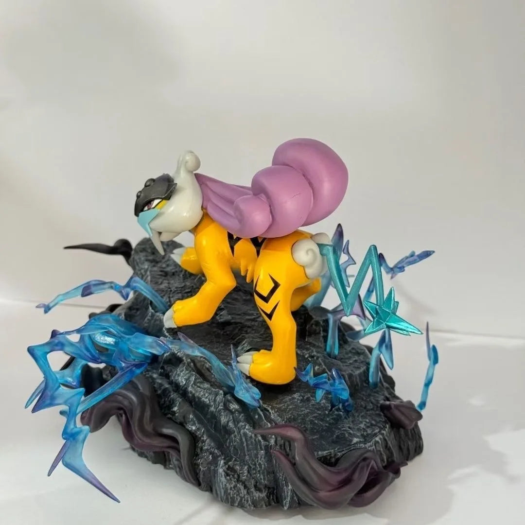 Statue Figurine Pokémon Raikou Légendaire - Effet Éclair Forestier