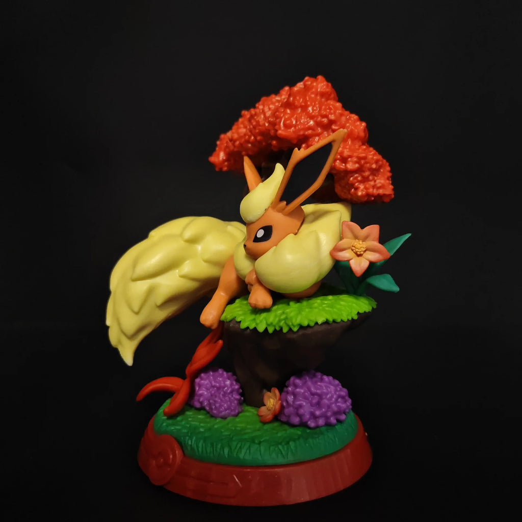 Set Figurines Pokémon Évolutions Évoli - Nymphali, Noctali, Aquali & Famille (9pcs)